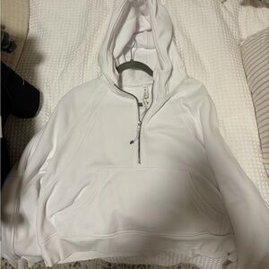lululemon athletica White Half-Zip Hoodie